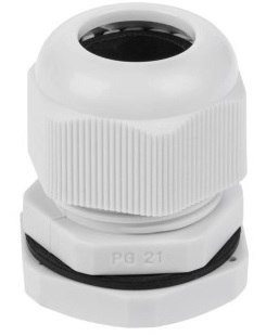 Dławik kablowy 13-18MM IP68 PA66 Szary PG- 21