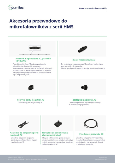 HOYMILES T-Konektor AC do 3-fazowy mikrofalownik z kablem 3mb. (12AWG)