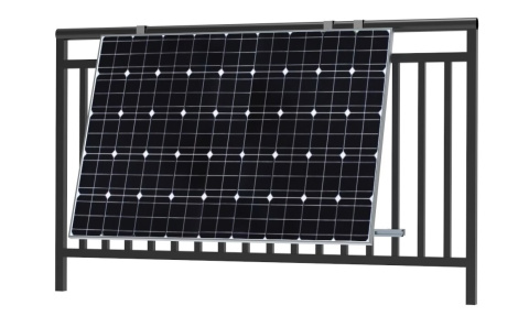 Balcony design with single adjustment for mounting solar panels 10°-30° (TYPE2)