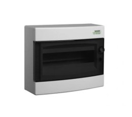 NOARK Surface-mounted plastic switchboard 1x12 PNS 8T transparent door (101498)
