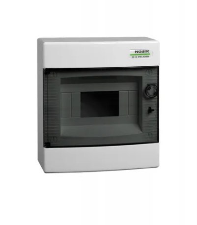 NOARK Rozdzielnica plastikowa natynkowa przezr. drzwi 1x8 PNS 8T (101497)