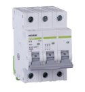 NOARK 3P overcurrent circuit breaker Type C 10A 6kA AC (100141)