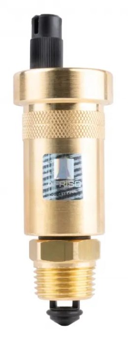 Odpowietrznik automatyczny PIONOWY PRIMOVENT G3/8'' z AQUASTOP i Zaworem Stopowym R1/2''