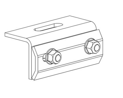 Uchwyt Montażowy Z Regulacją Na Rąbek Blaszany 85mm typ:3