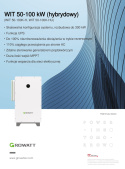 GROWATT Falownik hybrydowy WIT-100K-HU 3-fazowy