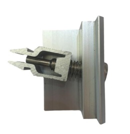 End clamp 35mm length: 50mm system click silver