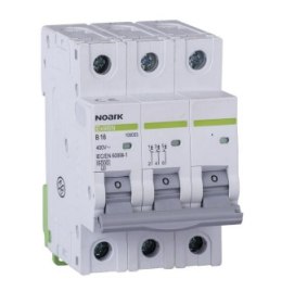 NOARK 3P overcurrent circuit breaker Type C 40A 6kA AC (100147)