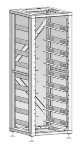DEYE BOS-GM5.1 HV BOS-G Battery Stand (9 shelves)