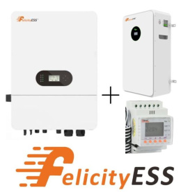 Felicity: Zestaw Inwerter hybrydowy T-REX-10KLP3G01 + Bateria FLA48250 12,5kWh + Smart Meter (niskonapięciowy)