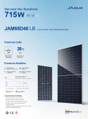 JA SOLAR JAM66D46-710/LB Double Glass Bifacial Modules (N-Type)