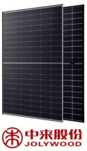 JOLYWOOD JW-HD-108N-500W R2 BIFACIAL Czarna Rama (N-type)