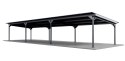 Wiaty / Carport U1 z konstrukcją pod PV (Rozstaw podpór 5,4m)
