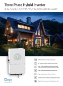 DEYE Hybrid-Wechselrichter SUN-10K-SG01HP3-EU-AM2 3-phasig (Hochspannung)