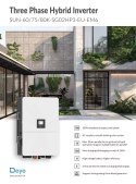 DEYE Hybrid Inverter SUN-80K-SG02HP3-EU-EM6 3-phase (high voltage)
