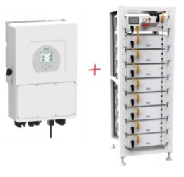 DEYE: Hybrid Inverter Set SUN-30K-SG02HP3 + Battery BOS-G PRO 40.96kWh + Control Unit PDU-2 (high-voltage) + Battery Rac