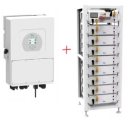 DEYE: SUN-50K-SG01HP3 Hybrid Inverter Set + BOS-G PRO 40.96kWh Battery + PDU-2 Control Unit + Battery Rack (High Voltage)