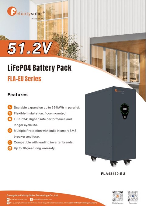 Felicity Bateria FLA48460-EU 23.5kWh 51.2V (IP21) (niskonapięciowy)