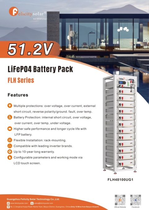 Felicity Bateria FLH48100UMG 5.12kWh (IP21) (wysokonapięciowy)