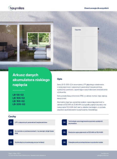 HOYMILES Control module for LB-5S-G2 + base (low voltage)