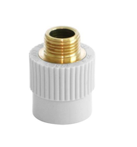 PP-Kupplung mit Messingnippel 25 3/4"