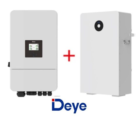 DEYE: Zestaw Inwerter hybrydowy SUN-20K-SG05LP3 + Bateria RW-F16 51,2V 16kWh (niskonapięciowy)