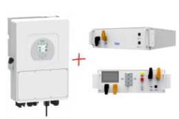 DEYE: Zestaw Inwerter hybrydowy SUN-8K-SG01HP3 + Bateria BOS-G PRO 25,6kWh + Jednostka sterująca PDU-2 (wysokonapięciowy)
