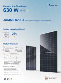 JA SOLAR JAM66D45-625W LB BIFACIAL(N-Type) MC4-EVO2