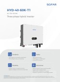 SOFAR Hybrid Inverter HYD-50K-T1 3-phase 4xMPPT
