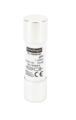 Schelinger fuse insert FL-10x38 20A DC SILVER