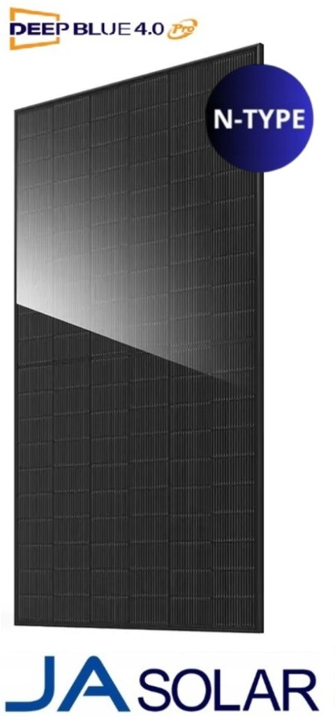 JA SOLAR JAM54D41 460W LR Full Black MC4 Monofacial (N-Type)