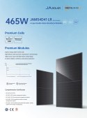 JA SOLAR JAM54D41 460W LR Full Black MC4 Monofacial (N-Type)