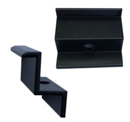 Klema końcowa 30mm Dł: 50mm anodowana czarna