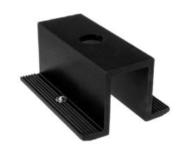 Middle Clamp L:50mm with Grounding Pins Black