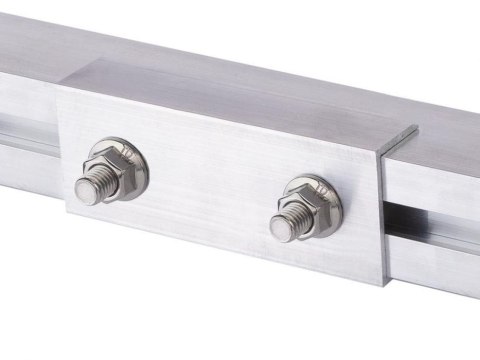 Łącznik szyn montażowych L:100mm