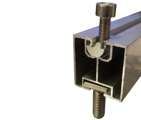 Profil aluminiowy 40*40 Śruba młoteczkowa L:7200mm