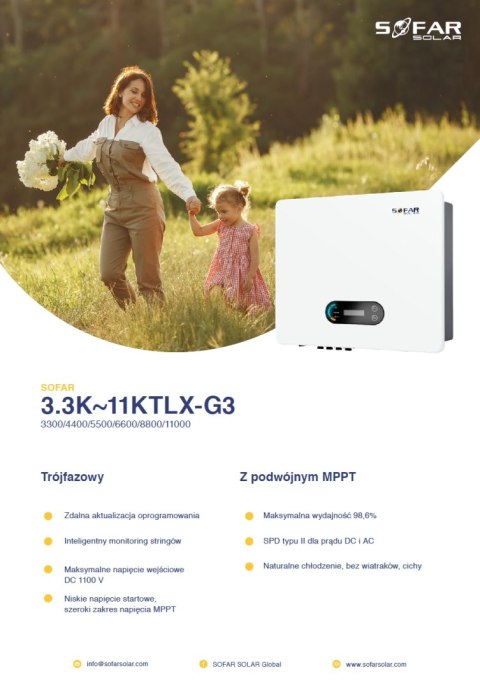 SOFAR 5.5KTL-X THREE-PHASE 2XMPPT