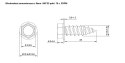 Blachowkręt samowiercące z łbem M6*25mm podkł.16 z EDPM