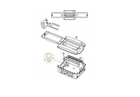 NOARK Rozdzielnica plastikowa N/T hermetyczna 1x12M PHS IP65 12T 1000V (101494)